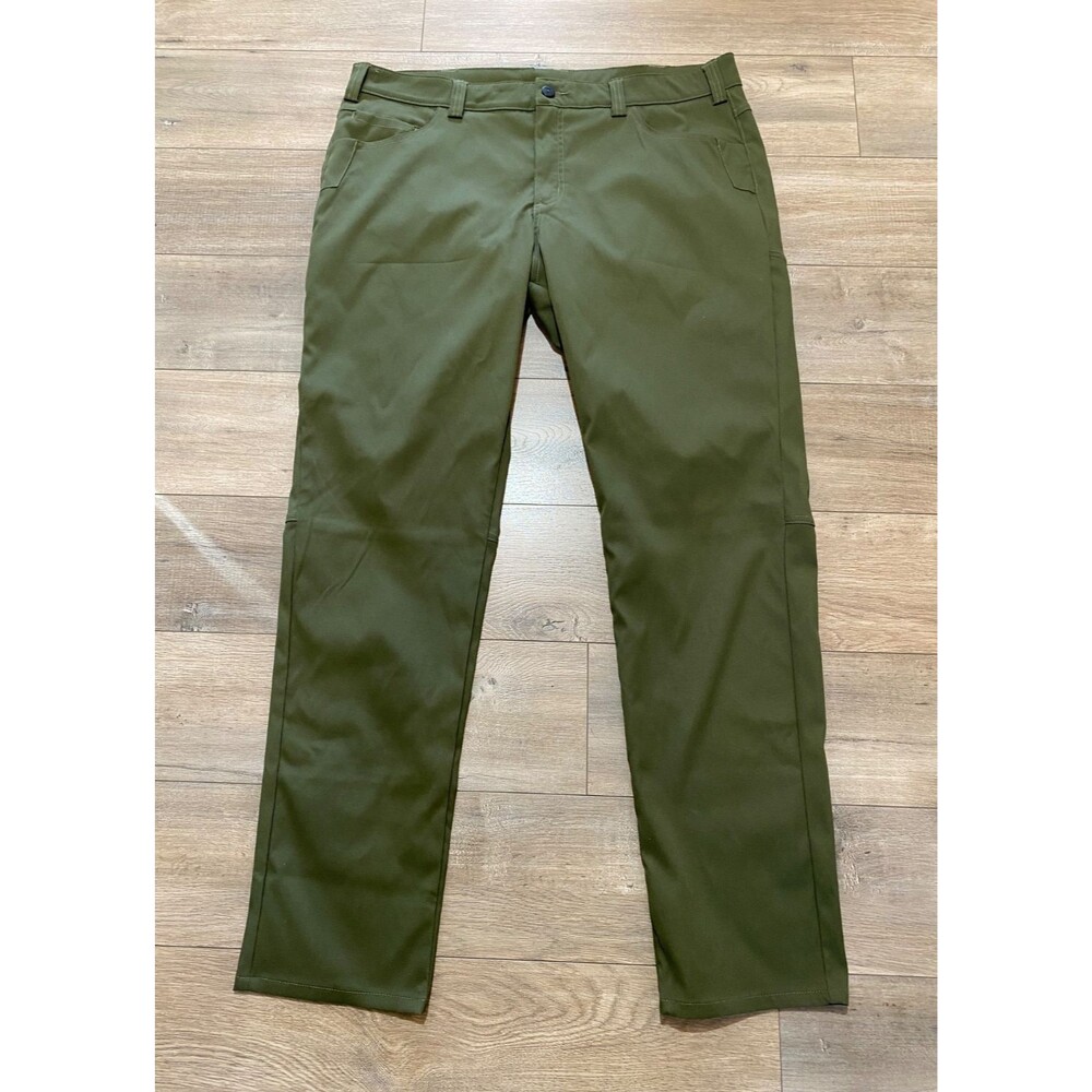 Truewerk EDO Werkpant Mens 40X34 Performance Workwear Pants Olive Green Utility